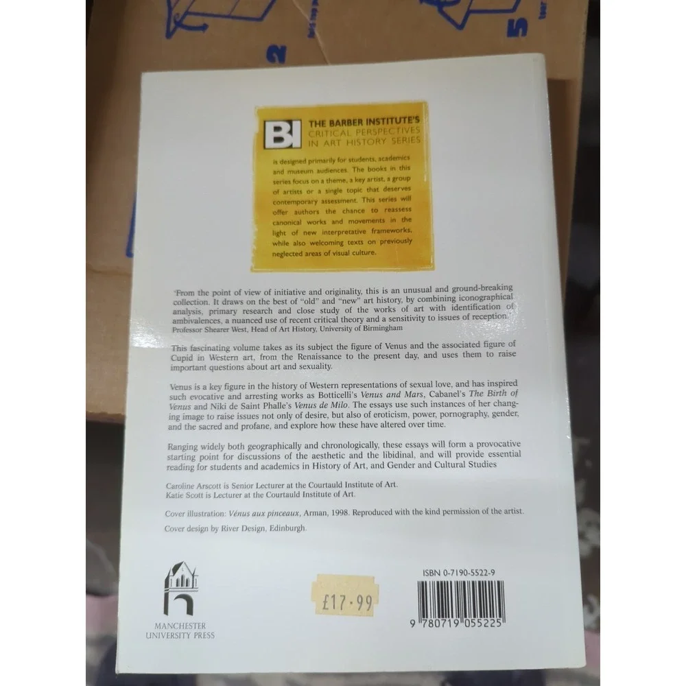 MANIFESTATIONS OF VENUS: ART AND SEXUALITY By Caroline Arscott & Katie Scott 11A